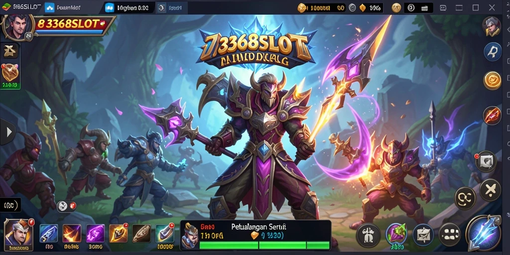 Tangkapan layar menunjukkan aksi seru dalam 8368SLOT di dunia MMORPG.