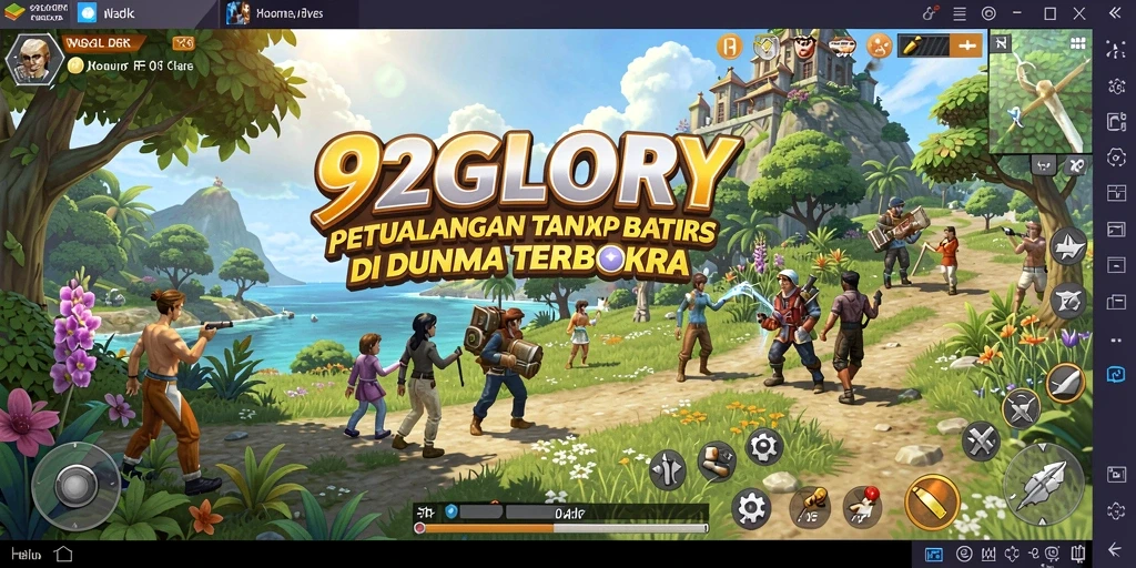 Gameplay 92GLORY yang menakjubkan di dunia terbuka.