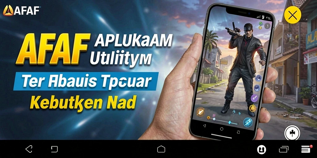 Tampilan antarmuka AFAF yang sederhana dan efektif.