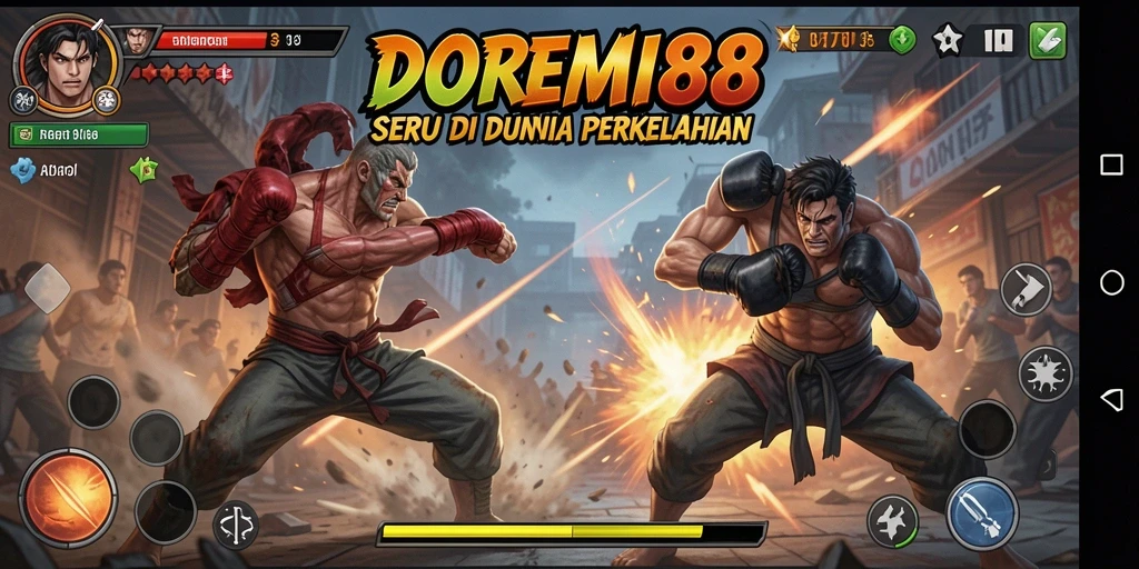 Tampilan seru dari gameplay DOREMI88 yang mendebarkan.