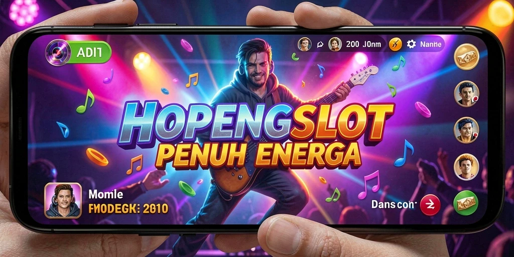 Tampilan gameplay HOPENGSLOT yang dinamis dan penuh warna.