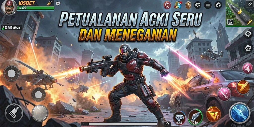 Tangkapan layar menunjukkan aksi seru dalam gameplay IOSBET.