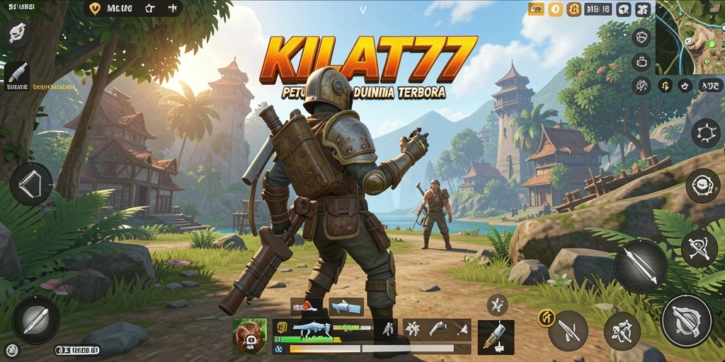 Screenshot KILAT77 menampilkan suasana eksplorasi dunia terbuka.