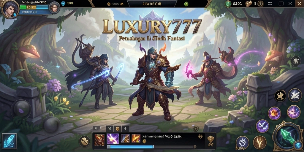 Tampilan menarik dari gameplay LUXURY777 yang menegangkan.