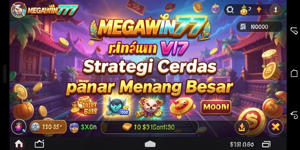 Tampilan menakjubkan gameplay strategis MEGAWIN777.