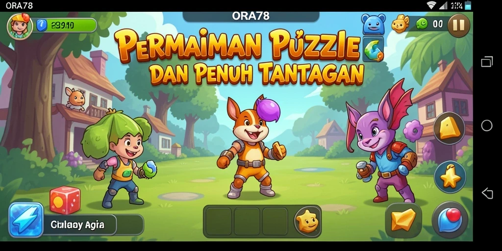 Tampilkan gameplay menarik dari ORA78 dengan tantangan puzzle.