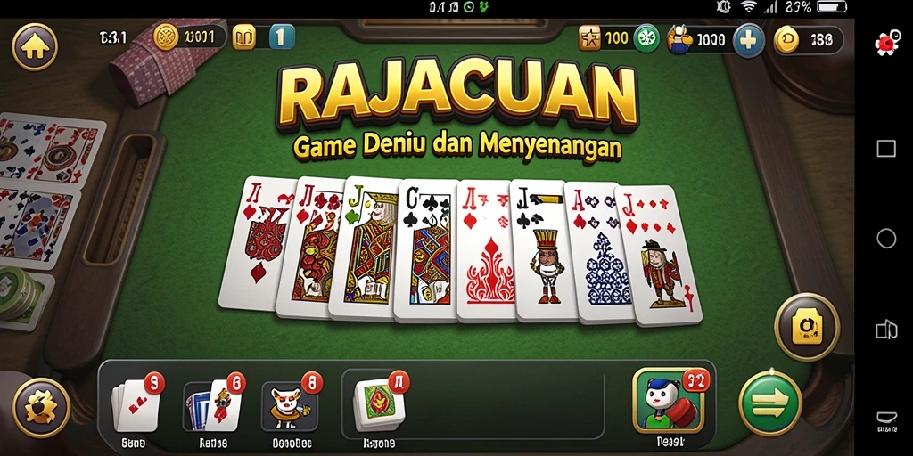 Screenshot gameplay RAJACUAN yang mengasyikkan dan penuh aksi.