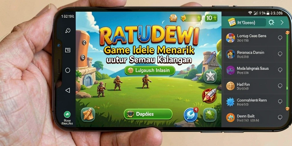 Tampilan gameplay RATUDEWI yang menarik dan menawan.
