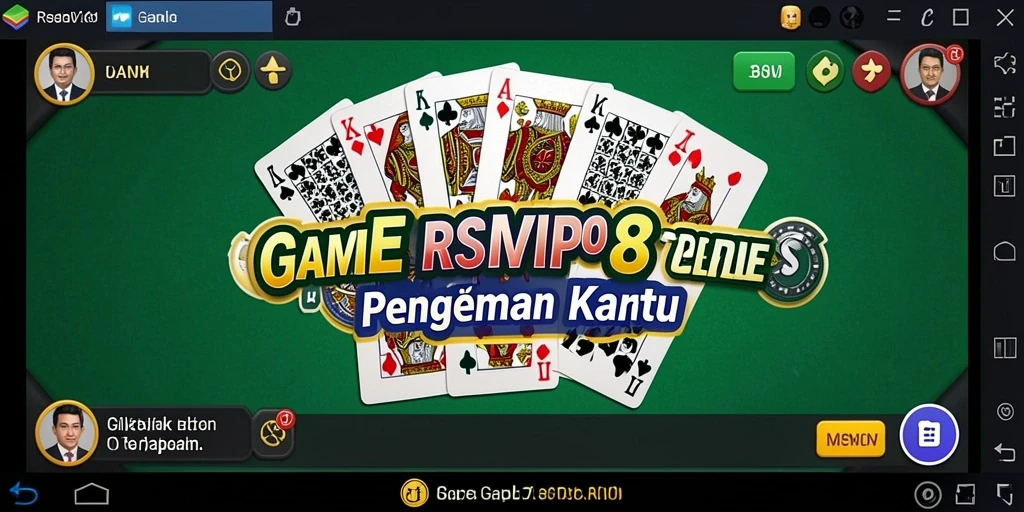Tampilan gameplay seru dalam permainan Gaple RSNVIP8.
