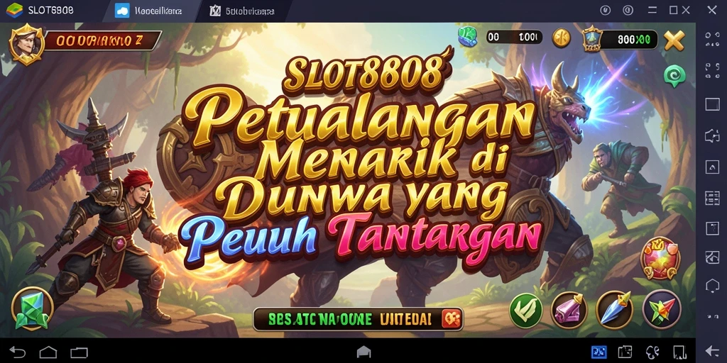 Gameplay SLOT8808 yang menegangkan dan penuh warna.