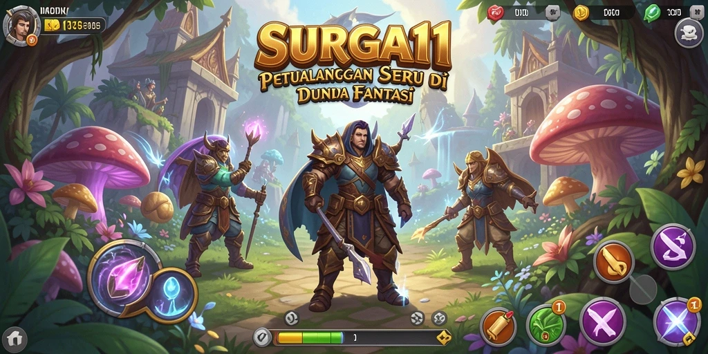 Tangkapan layar dari gameplay seru di SURGA11 yang penuh petualangan.