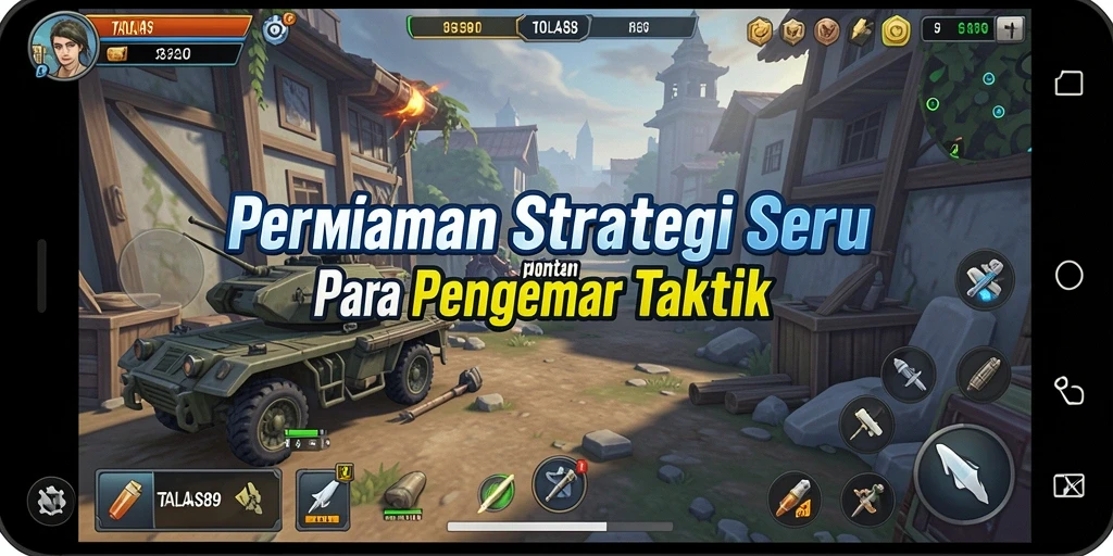 Tampilan gameplay menarik dari TALAS89 saat merencanakan strategi.
