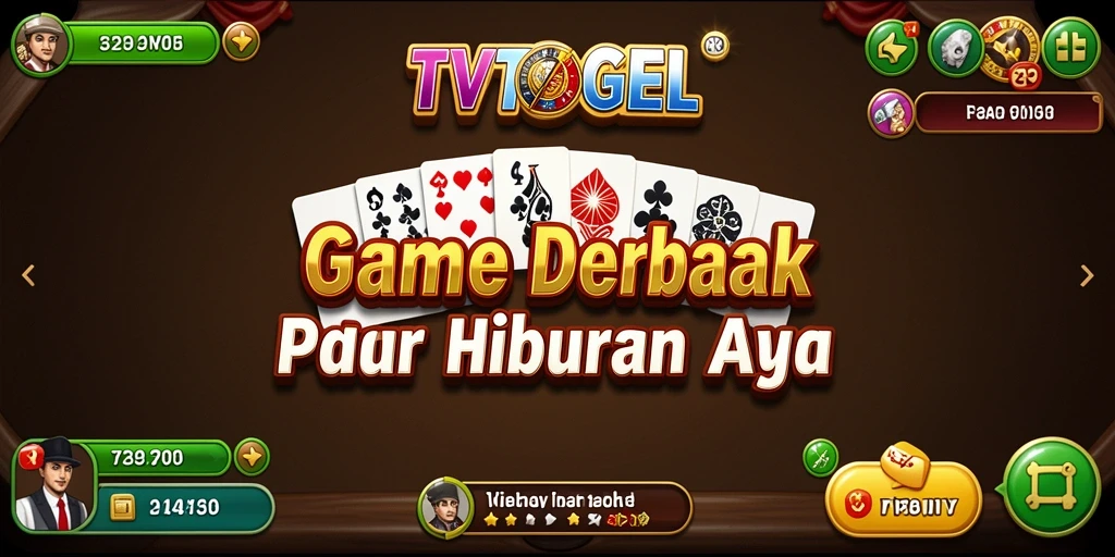 Tampilan menarik dari gameplay TVTOGEL saat bermain Domino.
