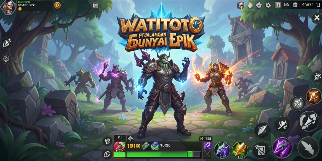 Tampilan menarik dari gameplay WATITOTO ARPG yang memukau.
