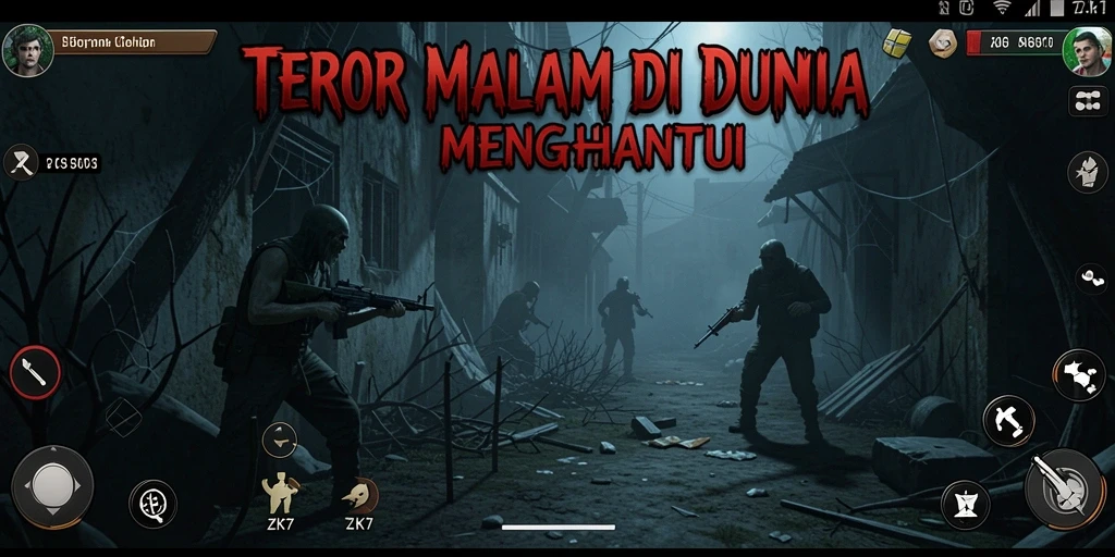 Tampilan gameplay ZK7 yang mencekam dan menyeramkan.